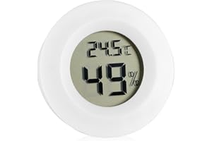 ZERODIS Digital Hygrometer and Thermometer, Wide Measuring Range and High Precision Hygrometer for Measurement Reptile Habitat Humidity and Temperature Snake Lizard Frog Gecko Turtle Habitat