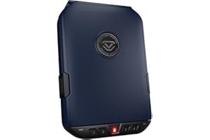 VAULTEK LifePod 2.0 Secure Waterproof Travel Case Rugged Electronic Lock Box Travel Organizer Portable Handgun Case with Backlit Keypad (Command Blue)