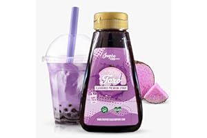THE INSPIRE FOOD COMPANY INSPIRE FOOD Sirop de Taro pour Bubble Tea – 300 ml | Sirop de Taro aromatique pour Bubble Tea, Boba Tea, Slushes et boissons glacées | 100% végétarien, sans gluten