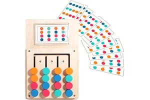 TNBUENO Activités sur la démence pour les personnes âgées, produits en bois faciles pour les personnes âgées, jeux de mémoire de couleur pour adultes, grandes planches sensorielles avec gadgets Fidget