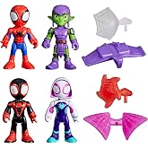 Marvel Spidey and His Amazing Friends Ağ Fırlatma Macerası Seti 7,6 cm Boyunda Aksiyon Fig&uuml;r&uuml; Seti, 3 Yaş ve &Uuml;zeri &Ccedil;ocuklar i
