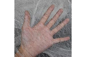 Xiuyer Filet Anti-Oiseaux, 4 x 10 m Nylon Filets de Protection pour Jardin Étang Plantes Fruits Fleurs Légumes Mesh Net pour Petits Animaux Rongeurs Oiseaux Contrôle - 2 x 2 cm Holes Blanc