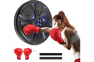 AOFESEL Macchina da boxe musicale elettronica, Smart Music Bluetooth, Boxing Machine, Destinazione della boxe, Attrezzatura intelligente da boxe, 8 modalità di velocità, per esercizi domestici