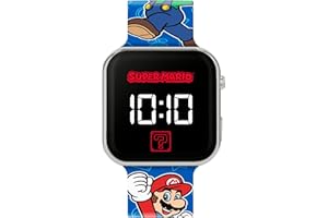 SUPER MARIO Mario Montre décontractée GSM4259, Multicolore, Moderne