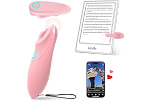 ACEGAMER Telecomando per Kindle Page Turner – Telecomando a scorrimento per TikTok, doppia funzione per e-book e brevi video, compatibile con iPhone, iPad, Android, Kindle, ecc (rosa)