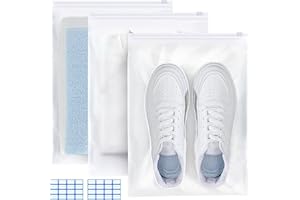 EULERYOO 30 Bolsas Zip Reutilizables Grandes 40x30cm, Bolsas con Cierre de Cremallera Impermeables y Escarchadas, Bolsas de Plástico para Ropa, Ropa Interior, Toallas, Zapatos, Cosméticos, Organizador de Viaje