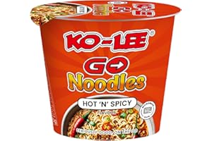 Ko-lee Go Cup Noodles Hot and Spicy Flavour 65 g (Pack of 6)