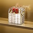 NOLEGA Cosmetic Storage Box, Cosmetic Storage Box Organizer, Desktop Cosmetic Storage (Transparent Trumpet)