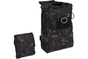 Excellent Elite Spanker Bolsa de Descarga Plegable Táctica Bolsa táctica de Nylon Molle Bolsa Multiusos con cordón para revistas（MCB）