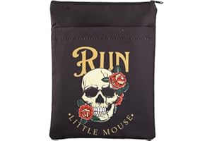 FOTAP Funny Smut Reading Gift Horror Haunting Novels Theme Books Paperback Book Cover Bookish Merch Book Lovers Gifts (Run Little)