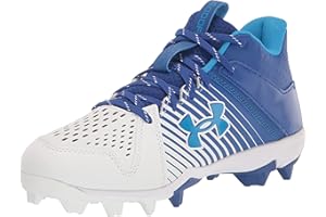 Under Armour Scarpe da baseball da uomo Leadoff Mid in gomma modellata