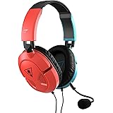 Turtle Beach Recon 50 rosse/blu Cuffie da gioco per Nintendo Switch, PS5, PS4, Xbox Series X|S, Xbox One e PC