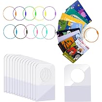 FAURAPMNG Lot de 320 porte-cartes Yoto - Étiquettes autocollantes et 20 anneaux en acier inoxydable - Boucle porte-clés colorée - Organisateur de rangement - Accessoires de cartes pour lecteur Yoto FAURAPMNG Lot de 320 porte-cartes Yoto - Étiquettes autocollantes et 20 anneaux en acier inoxydable - Boucle porte-clés colorée - Organisateur de rangement - Accessoires de cartes pour lecteur Yoto
