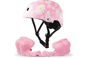 KAYMAN Kids Bike Helmet age 3 to 12, Adjustable Safety Gear for Boys and Girls, Suited to Scooter, Cycling, Skateboard & Roller Skating - Protection for Boys & Girls