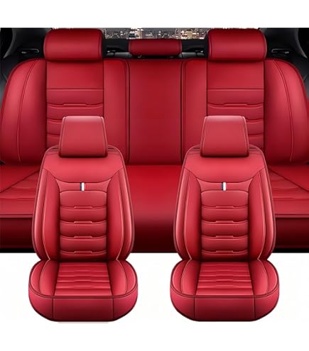 Schonbezug Für Vw Sitz Cherry66 Auto Sitzbezüge Sets Für VW T-Cross T-ROC T-ROC Sport Caravelle Sharan 2000-2023 2024, Bequem Wasserdicht Rutschfest