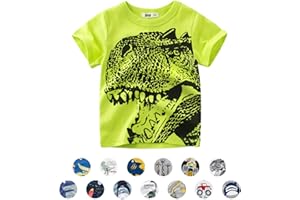 EDOTON Unisex Baby T-Shirt Baumwolle Süß Karikatur Tier Muster Tops für 1-7 Jahre Alt