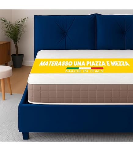 EGO HOME Materasso 140 x 200 cm, altezza 16 cm, grado di