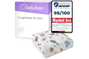 Dailydream tyngdtäcke för barn | 90 x 120 | 2,5 kg | Ocean Design | 100% bomull