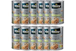 d'aucy Dinkel - 100% ohne Salz und Zuckerzusatz, ohne Konservierungsstoffe, klimaneutral, 110 Gramm Dose