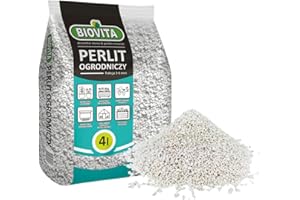 BIOVITA DECORATIVE STONES & GARDEN MINERALS BIOVITA Perlit 4L - Perlite für Pflanzen zur Boden Substratverbesserung - 3-6mm - Bodenverbesserung - Feuchtigkeitsspeicher Substrat - Ideal für Garten & Zimmerpflanzen