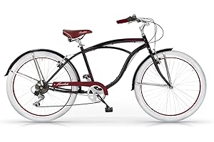 Mbm - Honolulu Homme Custom Cruiser 26'' Bicyclette Vélo Man 6S Noir