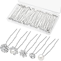 Accessori Capelli Con Pietre Argentate - 2 Fogli Per Feste E Eventi - Foto 10