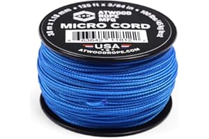 Atwood Rope MFG Micro Cord 125ft Blue