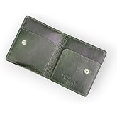Modica Sazara &ndash; Genuine Leather Super Slim Minimalist Wallet, Modern Design, Casual Use, Slim Card Holder