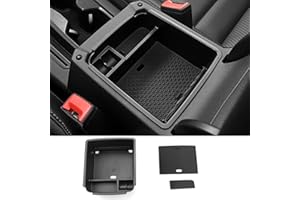 CDEFG Kompatibel mit VW Tiguan 2 2016-2022 2023 / Seat Tarraco FR 2019+ Mittelkonsole Handschuhfach Armlehne Multifunktionaler Aufbewahrungsbox Auto Center Console Organizer Tray Innenraum Zubehör