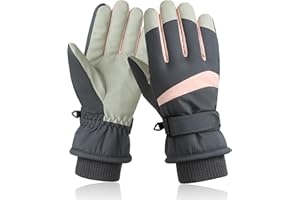 JTSONN Guanti Invernali Uomo Donna, Guanti Touch Screen Invernali Guanti Termici Sportivi Guanti sci Caldo Antiscivolo per Corsa, Ciclismo, Moto, Arrampicata, Sci e Altri Sport All'aria Aperta