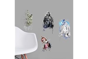RoomMates Star Wars Iconic Watercolor Peel and Stick Wall Decals