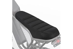 RUNFARR Ebike Seat Cover Ebike Seat Gripper Cover Waterproof for Q20 electric motorbike Black