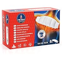 THE HEAT COMPANY Schulterwärmer - 8 Stück - Wärmepflaster Rücken - EXTRA WARM - klebend - Nackenwärmer - 8 Stunden…