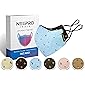 NEEPRO - 100 % Premium Cotton, Reversible, Reusable, Washable, Anti Bacterial Unisex Face Mask with Adjustable Ear Loops…