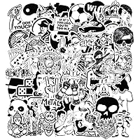 Aufkleber [120 Stück], Schwarz Weiß Sticker Graffiti Vinyl Aufkleber für Laptop Autos Motorrad ……