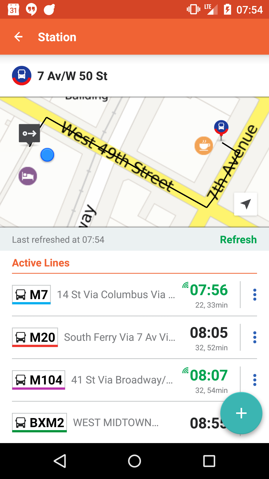 Moovit Live öffentliche Verkehrsmittel App mit Routen, Wegbeschreibung, Navigation in Echtzeit