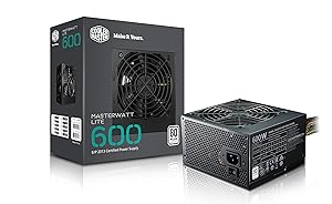 Cooler Master MPX-6001-ACABW-EU MasterWatt Lite 600W Alimentatore Non-Modulare 80 Plus Standard 230V EU