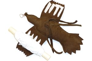 BHGYTEC starlingukpk Quality Suede Leather Falconry Magpie Lure/Bird Lure/Padded Lure