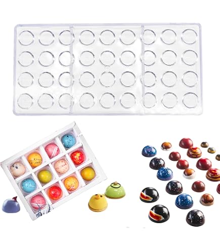 Moule à Chocolat Polycarbonate Transparent 27,5x13,5 Cm - Pour Barres, Bonbons, Gelée, Glaçons - Qualité Alimentaire, Réutilisable - 2