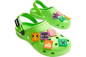 Minecraft Zoccoli Bambino con o senza Ciondoli Scivolare Ciabatte Bambina Giardino Piscina Creeper Regalo Bambini