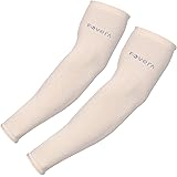 FOVERA UV Sun Protection Arm Sleeves for Men & Women – UPF 50+ Cooling Hand Cover for Biking, Cricket, Driving & Cycling – Seamless Compression Tattoo Cover & Tan Protection Guard: 