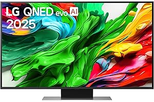 LG QNED evo AI QNED86 TV 50 pollici, Smart TV 4K, Processore α7 Gen8, Dynamic QNED Color, Local Dimming, webOS con AI e telecomando puntatore AI, Gaming con VRR 4K@60Hz, 50QNED86A6C 2025