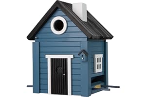 WILDLIFE GARDEN Vogel/voederhuisje - Multiholk Blått Hus