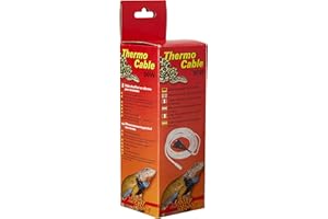 Lucky Reptile Thermo Cable - Cavo di Riscaldamento per terrari da 50 W - Cavo da 6,5 m con connessione Fredda da 1,5 m - Riscaldamento Veloce e Calore Uniforme - in Silicone Impermeabile