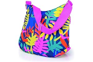 Cosatto Deluxe Baby Changing Bag - 2 Inner Pockets, Insulated Bottle Holder, Wipe Clean Change Mat, Keyholder & Adjustable Shoulder Strap (Club Tropicana)