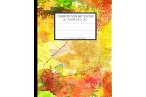 Unruled Composition Notebook