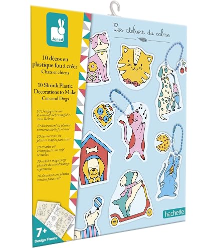 Janod - Estuche Lentejuelas para Pegar Jardín - Les Ateliers Du Calme - Kit Infantil de Manualidades Creativas - Motricidad Fina y Creatividad - Desde 5 Años, J07946