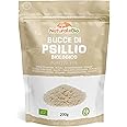 Bucce di Psillio Biologico - Purezza 99% - da 200 g. Psyllium Husk Bio, Naturale e Puro. Cuticola di Semi di Psillio, prodott