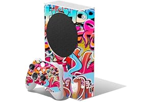 THE STICKER STUDIO LTD Graffiti Custom Vinyl Skins for Xbox Series S, Wrap Decal Cover Stickers for Xbox Series S Console Controller (Graffiti)