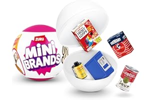 Mini Brands Retro de ZURU, Capsule avec reproductions Miniatures Retro à Collectionner, (1 Capsule), Cadeau Fête des Mères
